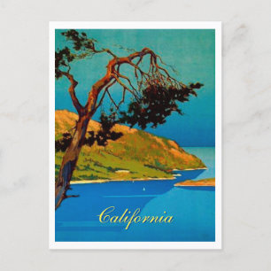 Cartes Pour Fêtes Annuelles Vintage California Coast Travel