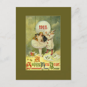 Cartes Pour Fêtes Annuelles Vintage Century New Year