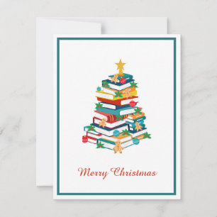 Cartes Pour Fêtes Annuelles Vintage Chic Fun Coloré Arbre de Noël