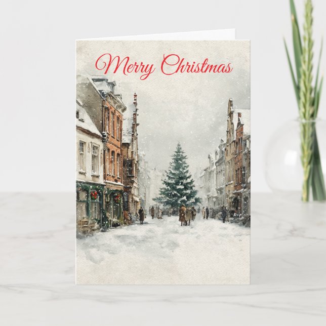 Cartes Pour Fêtes Annuelles Vintage Christmas (Devant)