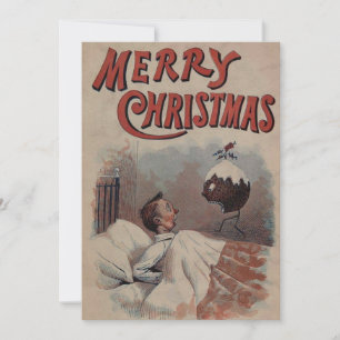 Cartes Pour Fêtes Annuelles Vintage Christmas Angry Acorn