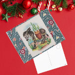 Cartes Pour Fêtes Annuelles Vintage Christmas Baby Donkey Cactus Succulents<br><div class="desc">This is a vintage baby donkey on a southwestern themed background Change the words to fit your own .</div>