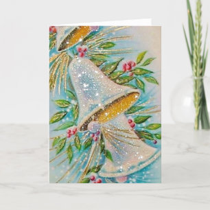 Cartes Pour Fêtes Annuelles Vintage Christmas Bells