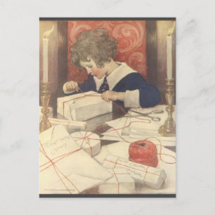 Cartes Pour Fêtes Annuelles Vintage Christmas Eve Child, Jessie Willcox Smith