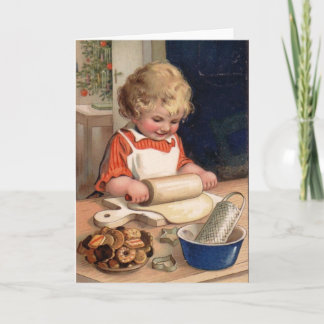Cartes Pour Fêtes Annuelles Vintage Christmas - Les biscuits de cuisine pour f