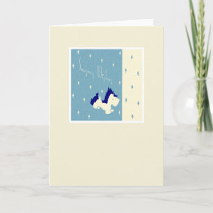 Cartes Pour Fêtes Annuelles Vintage Christmas Terrier Dog