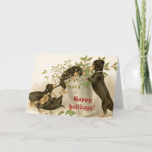 Cartes Pour Fêtes Annuelles Vintage Christmas Victorian