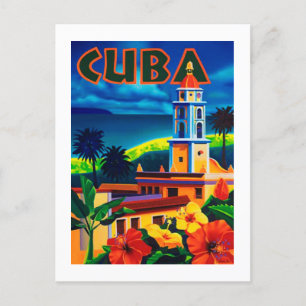 Cartes Pour Fêtes Annuelles Vintage Cuba