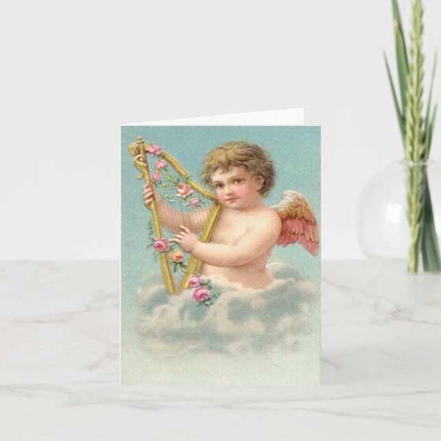 Cartes Pour Fêtes Annuelles Vintage cupids (Devant)