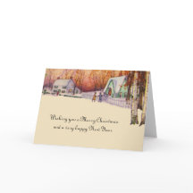 Vintage décor de Noël victorien hiver