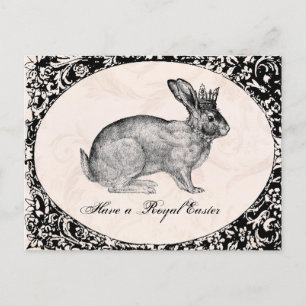 Cartes Pour Fêtes Annuelles vintage Easter bunny  postcard