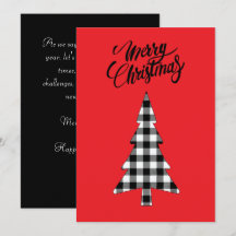 Vintage Ferme Noir Blanc Buffalo à Carreaux Arbre