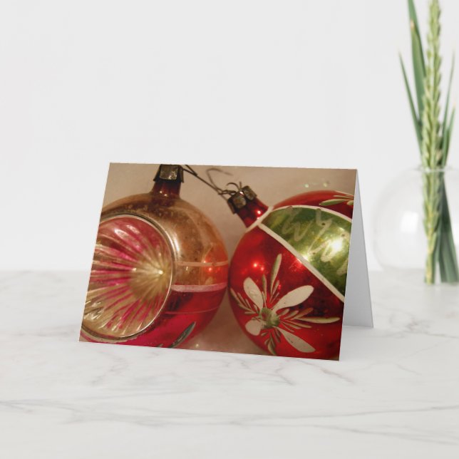 Cartes Pour Fêtes Annuelles Vintage Greeting (Devant)