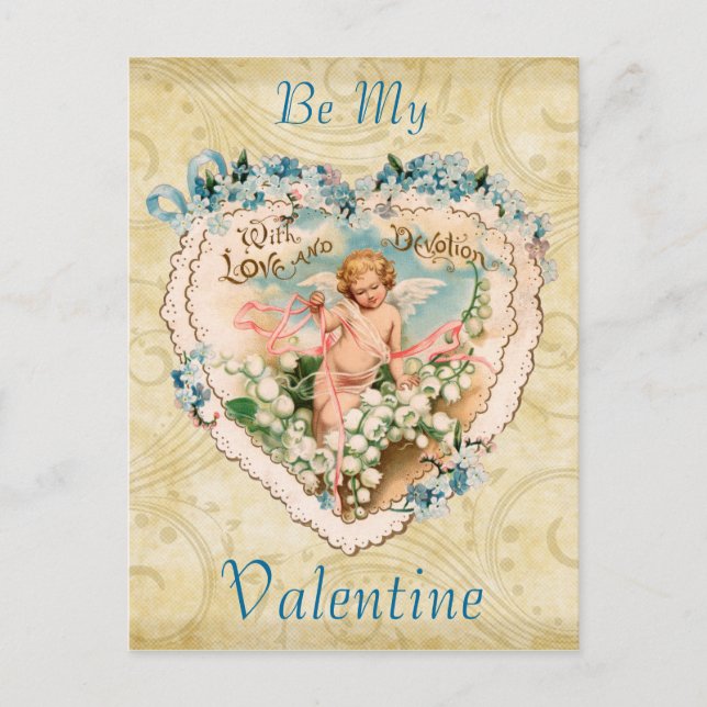 Cartes Pour Fêtes Annuelles Vintage Heart (Devant)
