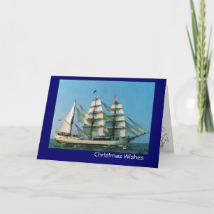 Cartes Pour Fêtes Annuelles Vintage historic ships, "Europe", Pays-Bas