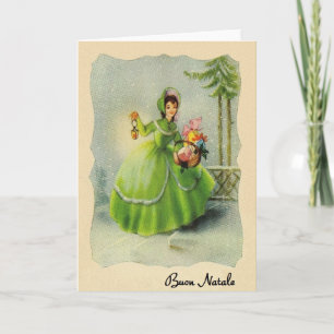 Cartes Pour Fêtes Annuelles Vintage Italian