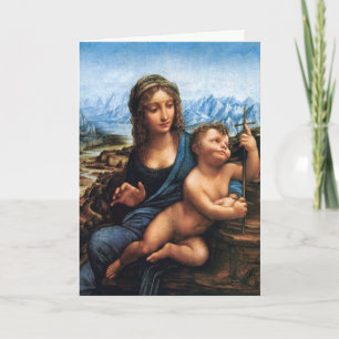 Cartes Pour Fêtes Annuelles Vintage Jésus bébé et Madone Religieux Chrétien 