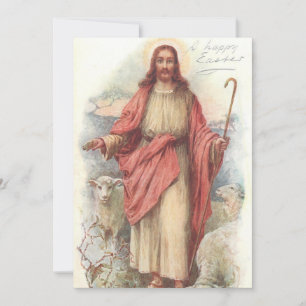 Cartes Pour Fêtes Annuelles Vintage Joyeux Jésus de Pâques