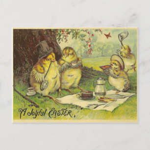 Cartes Pour Fêtes Annuelles Vintage Joyful Easter
