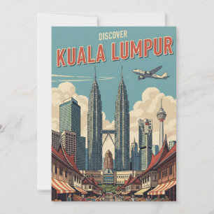 Cartes Pour Fêtes Annuelles Vintage Kuala Lumpur Malaisie
