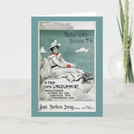 Cartes Pour Fêtes Annuelles Vintage Lincolnshire, Royaume-Uni, dépliant de vac