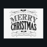 Cartes Pour Fêtes Annuelles vintage moderne Joyeux Noël<br><div class="desc">vintage moderne Joyeux Noël</div>