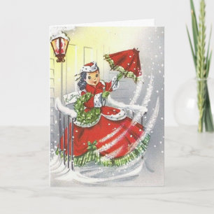 Cartes Pour Fêtes Annuelles Vintage Noël