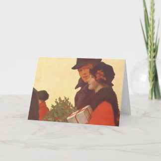Cartes Pour Fêtes Annuelles Vintage Noël, Amour et Romance Boutique cadeaux