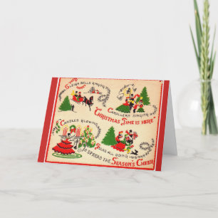 Cartes Pour Fêtes Annuelles Vintage - Noël Bonne Soirée,