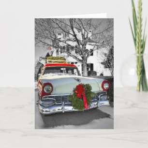 Cartes Pour Fêtes Annuelles Vintage Noël Chevy