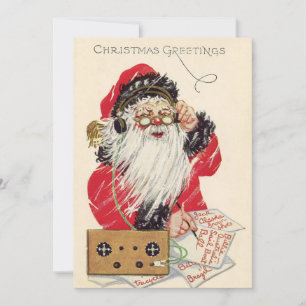 Cartes Pour Fêtes Annuelles Vintage Noël Père Noël