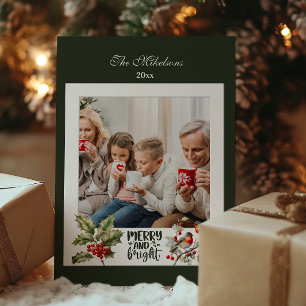 Cartes Pour Fêtes Annuelles Vintage Noël Photo Famille Fête Fête