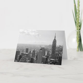 Cartes Pour Fêtes Annuelles Vintage noir et blanc de New York