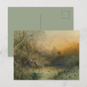 Cartes Pour Fêtes Annuelles Vintage Pastel Fairy Land par Gustave Doré