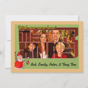 Cartes Pour Fêtes Annuelles Vintage Postcard Style Christmas