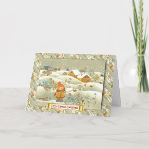 Cartes Pour Fêtes Annuelles Vintage Russian Christmas