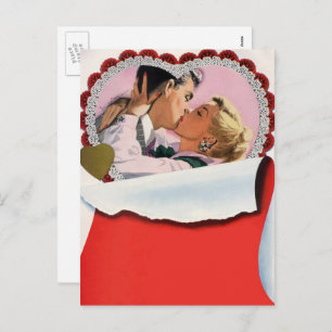 Cartes Pour Fêtes Annuelles Vintage Saint Valentin Nouveaux mariés Amour et Ro