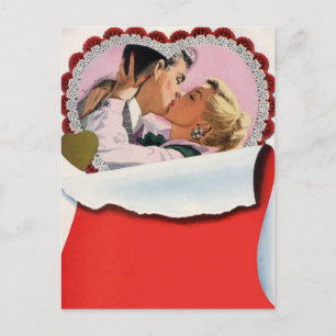 Cartes Pour Fêtes Annuelles Vintage Saint Valentin Nouveaux mariés Amour et Ro