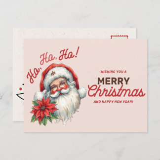 Cartes Pour Fêtes Annuelles Vintage Santa Claus