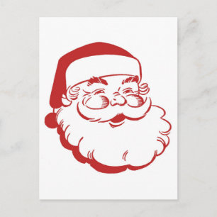 Cartes Pour Fêtes Annuelles Vintage Santa Claus