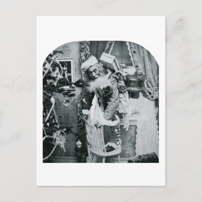 Cartes Pour Fêtes Annuelles Vintage Stereoview - Christmas Delivery (Devant)