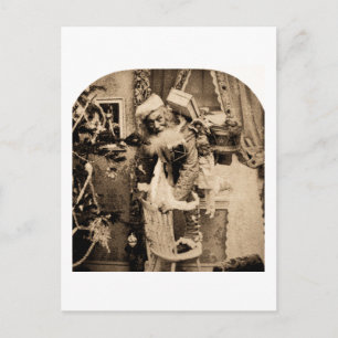 Cartes Pour Fêtes Annuelles Vintage Stereoview - Christmas Delivery