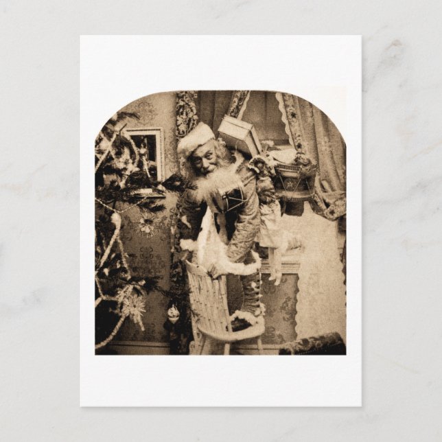 Cartes Pour Fêtes Annuelles Vintage Stereoview - Christmas Delivery (Devant)