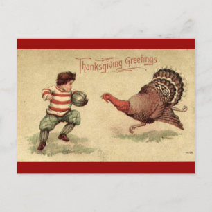 Cartes Pour Fêtes Annuelles Vintage Thanksgiving