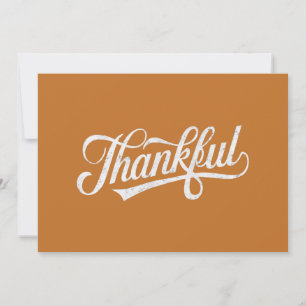 Cartes Pour Fêtes Annuelles Vintage Thanksgiving Cadeau d'automne