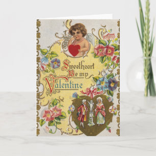 CARTES POUR FÊTES ANNUELLES VINTAGE VALENTINE