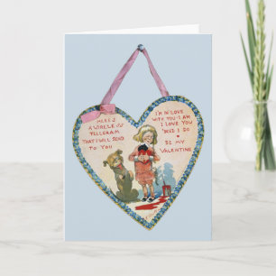 CARTES POUR FÊTES ANNUELLES VINTAGE VALENTINE