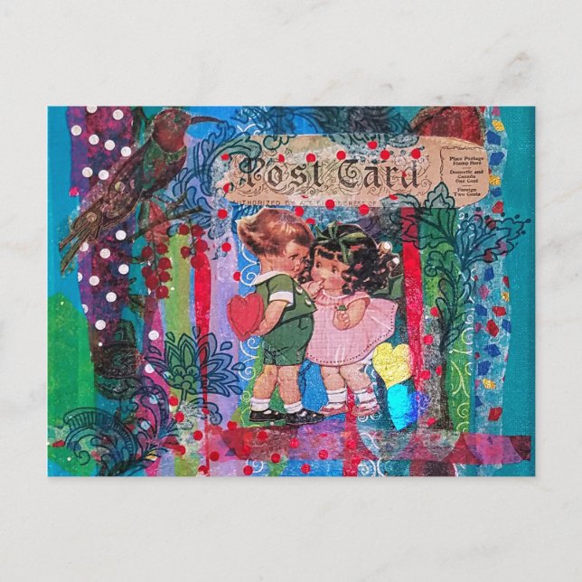 Cartes Pour Fêtes Annuelles Vintage Valentine's Day (Devant)