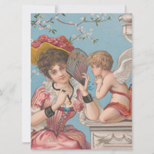 Cartes Pour Fêtes Annuelles vintage valentines jour mignon amour chérub