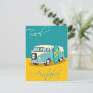 Cartes Pour Fêtes Annuelles Vintage voyage australien